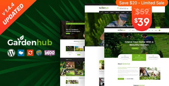 Garden HUB WordPress Theme