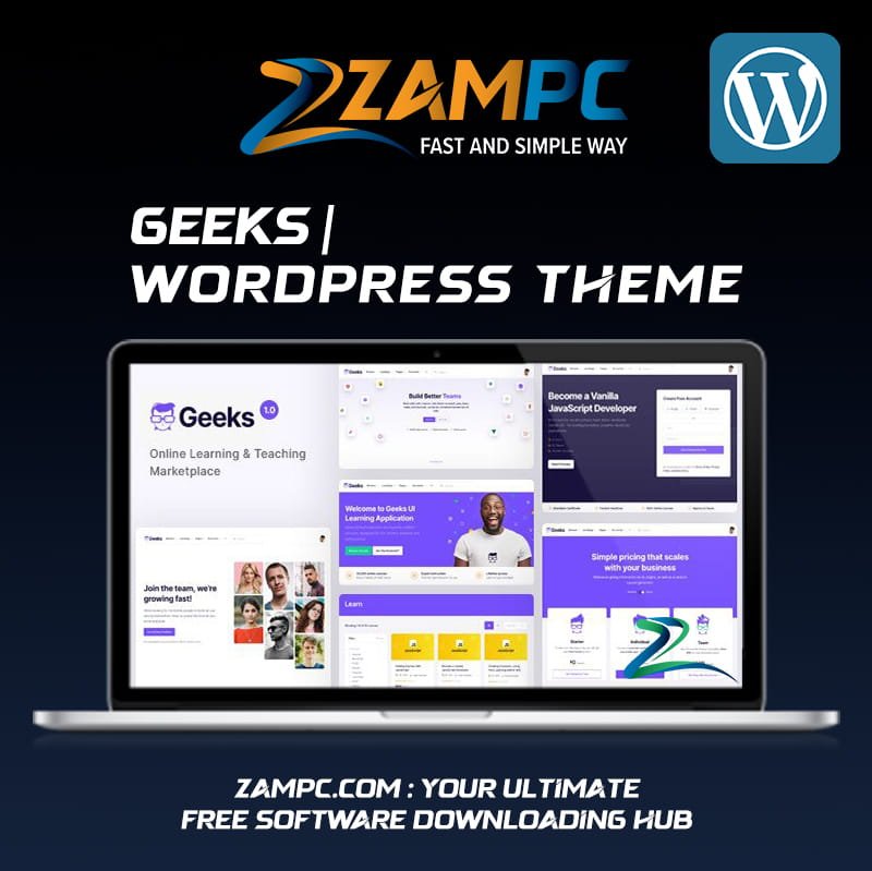 Geeks WordPress Theme ZamPC