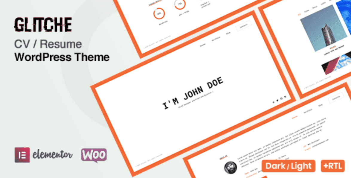 Glitche WordPress Theme