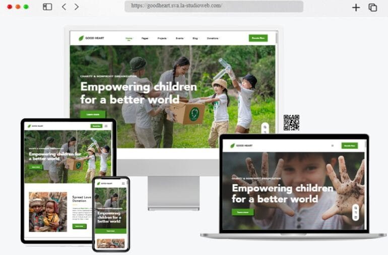 GoodHeart WordPress Theme