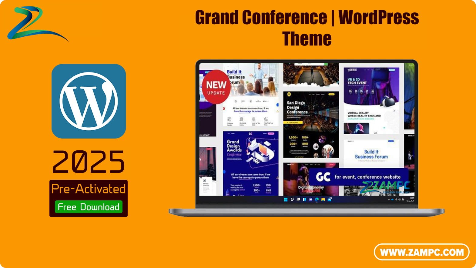 Grand Conference WordPress Theme ZamPC