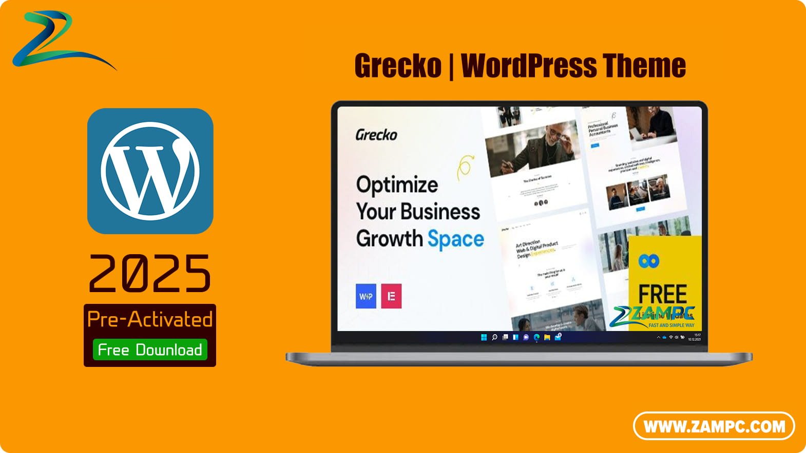 Grecko WordPress Theme ZamPC