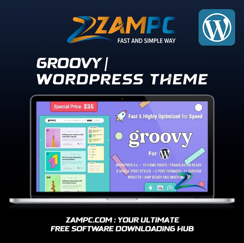 Groovy WordPress Theme ZamPC