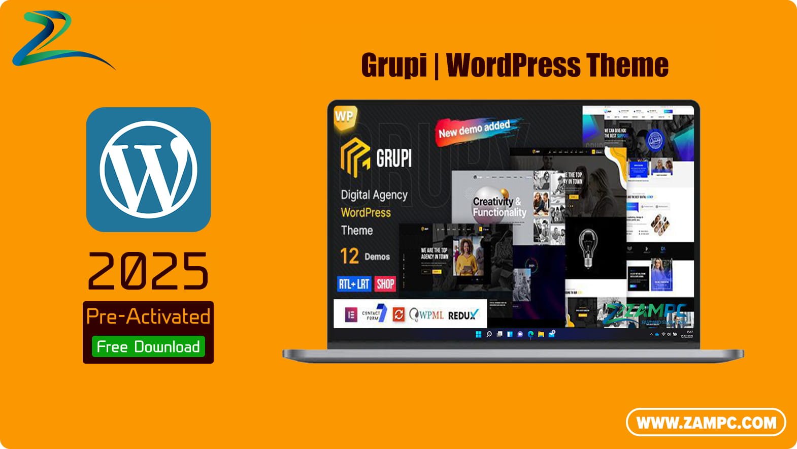Grupi WordPress Theme ZamPC Icon