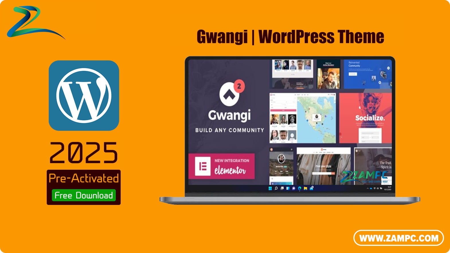 Gwangi WordPress Theme ZamPC