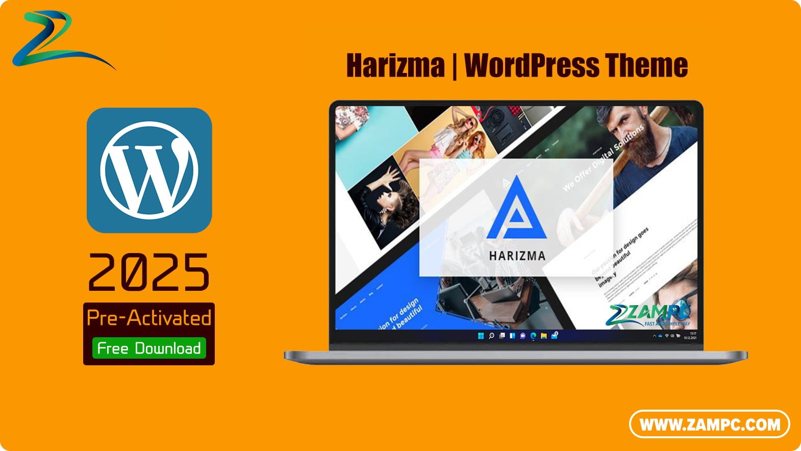 Harizma WordPress Theme ZamPC