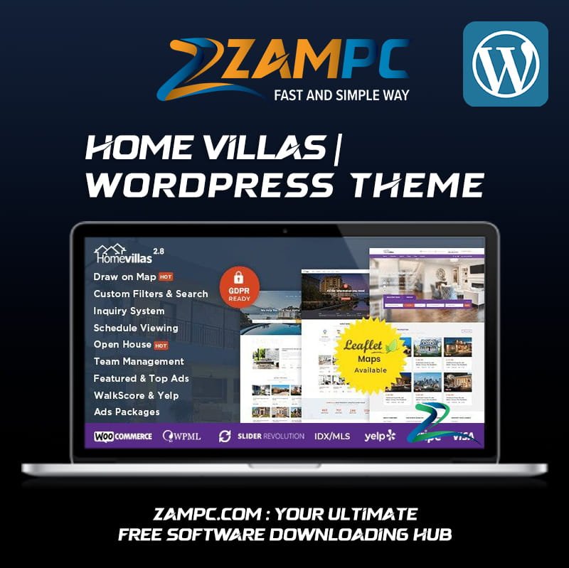Home Villas WordPress Theme ZamPC