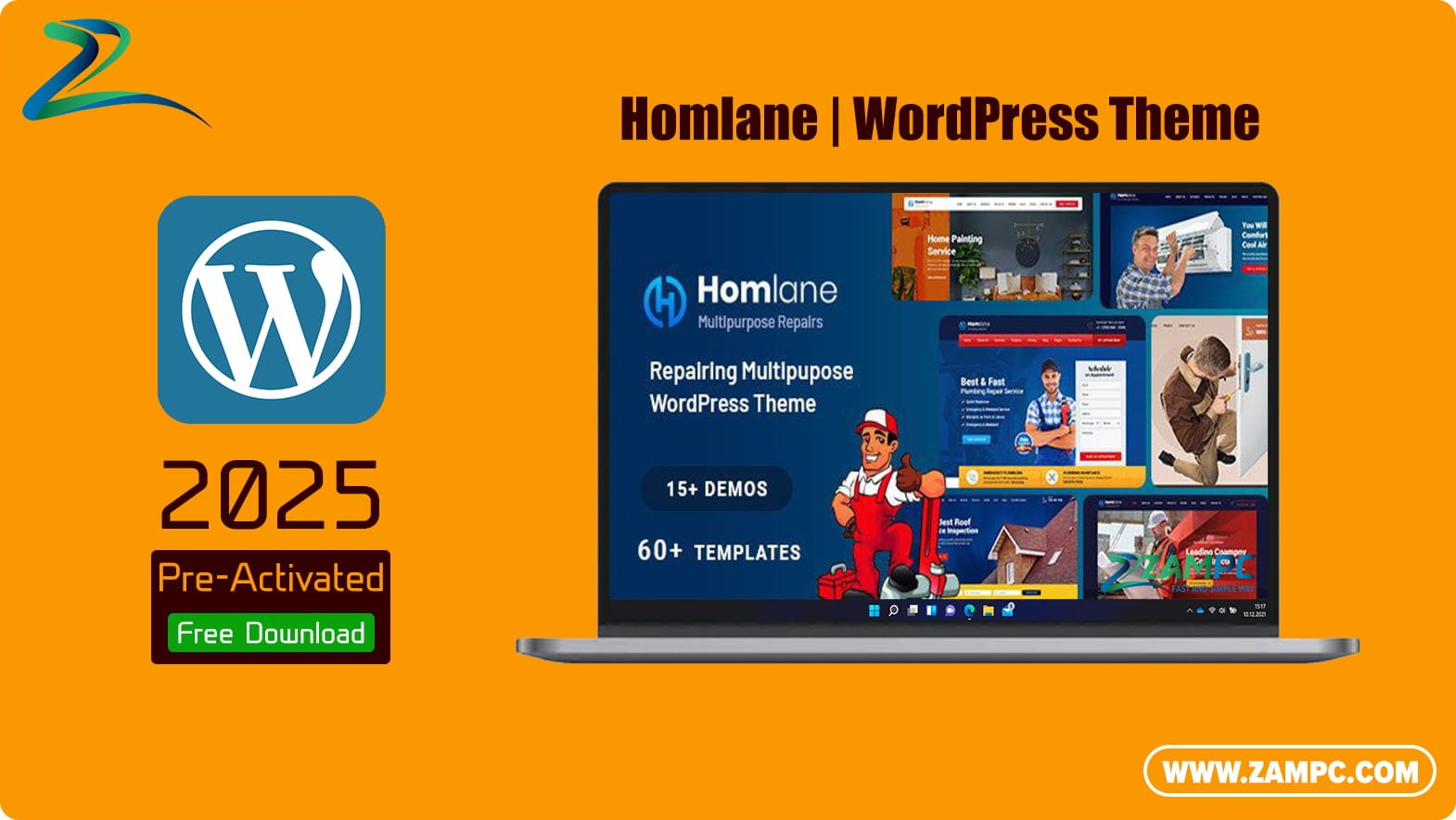 Homlane WordPress Theme ZamPC