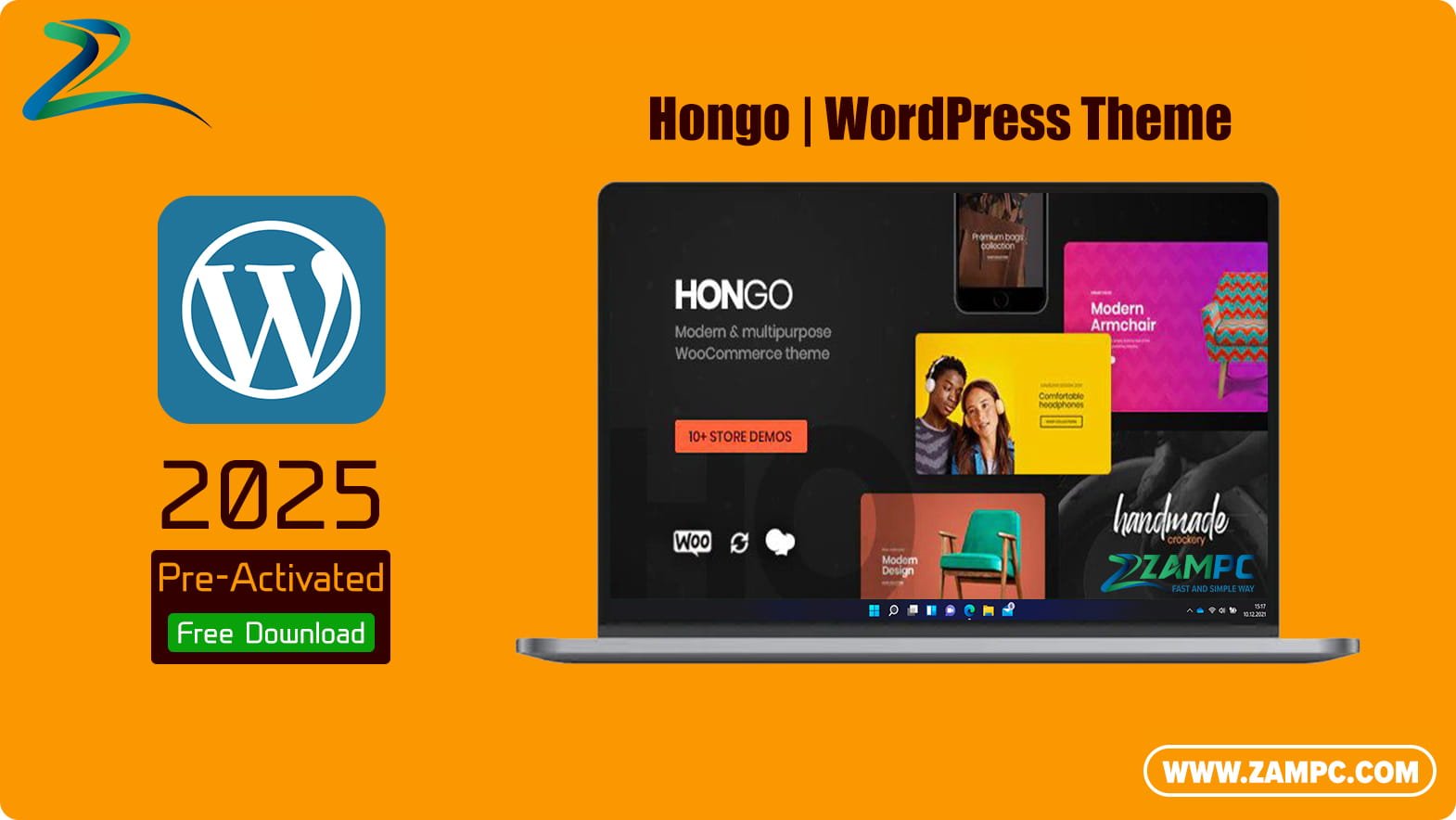 Hongo WordPress Theme ZamPC