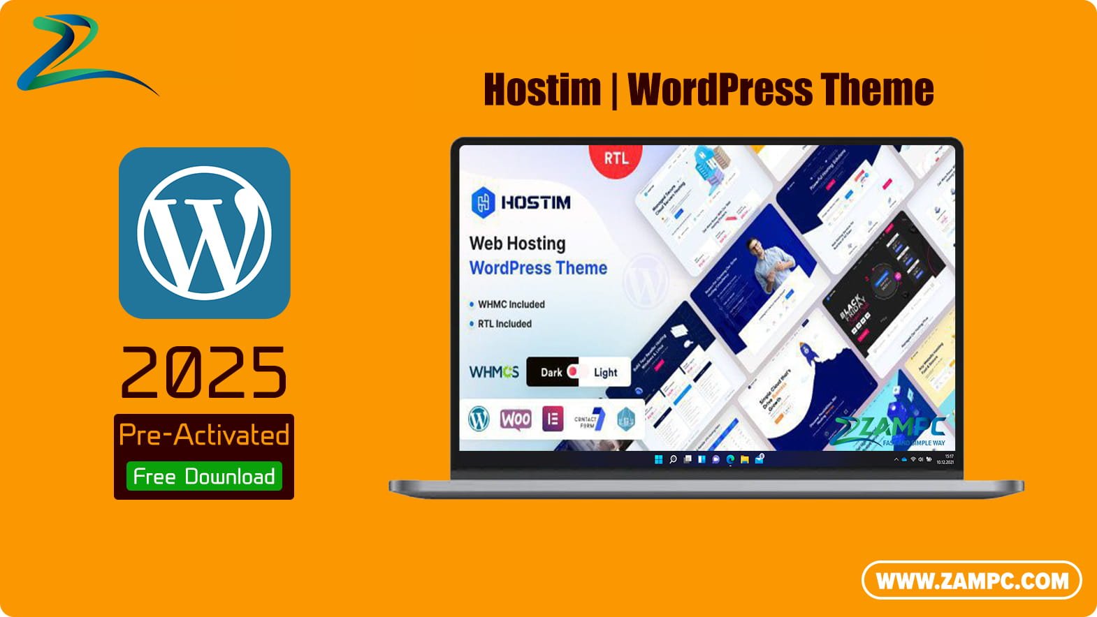Hostim WordPress Theme ZamPC