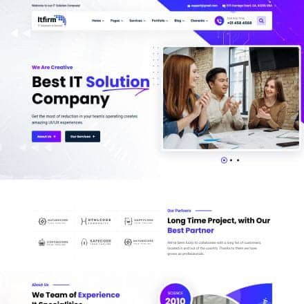 ITfirm IT Solutions Theme