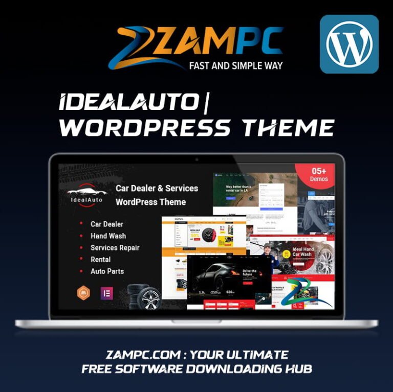 IdealAuto WordPress Theme ZamPC