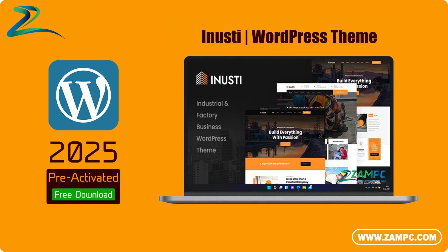 Inusti WordPress Theme ZamPC