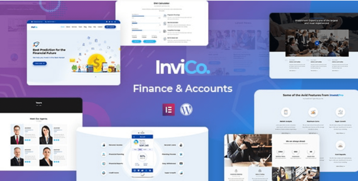 Invico theme WordPress