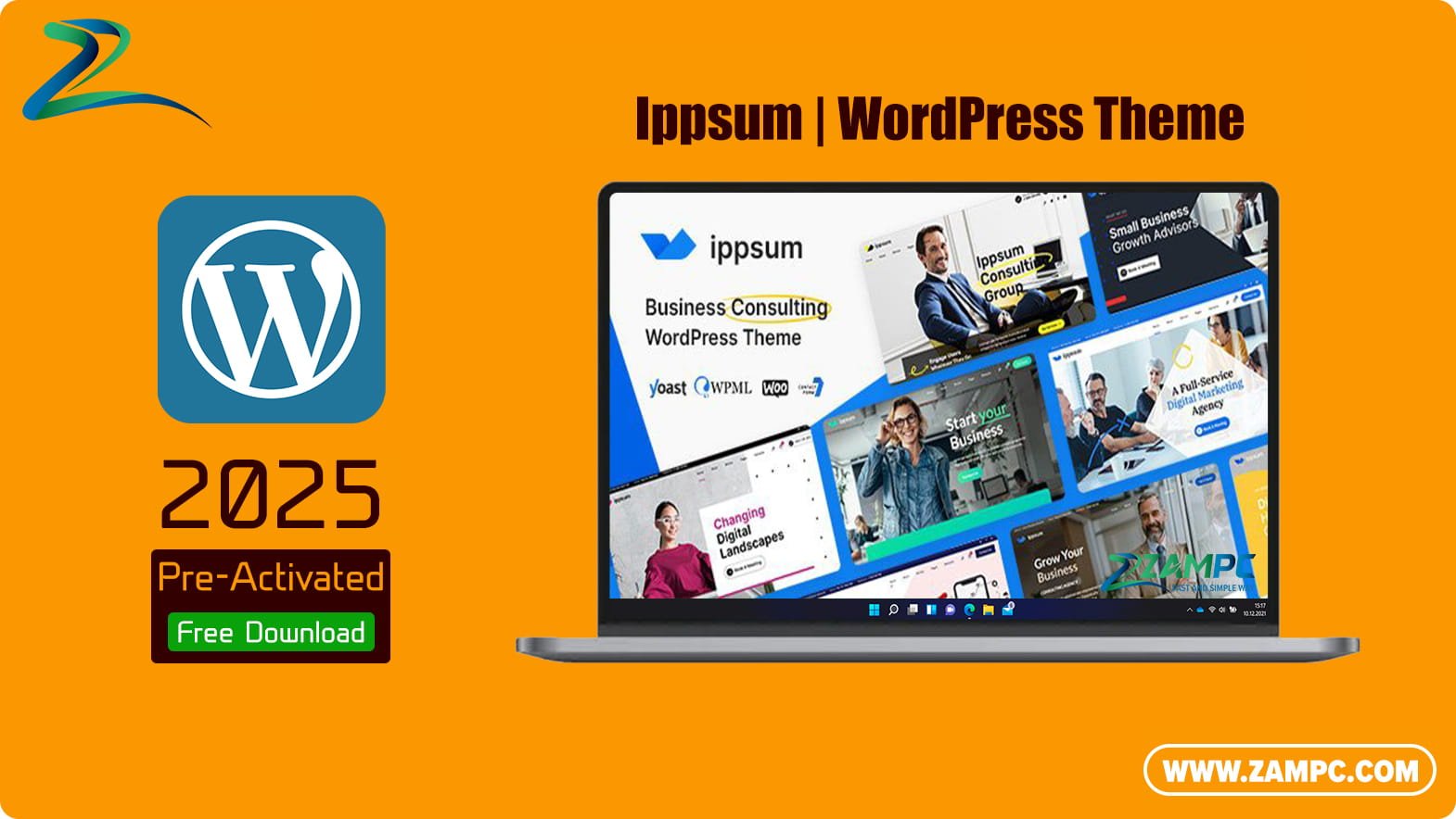 Ippsum WordPress Theme ZamPC