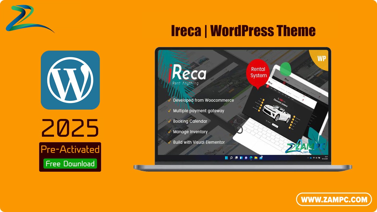 Ireca WordPress Theme ZamPC
