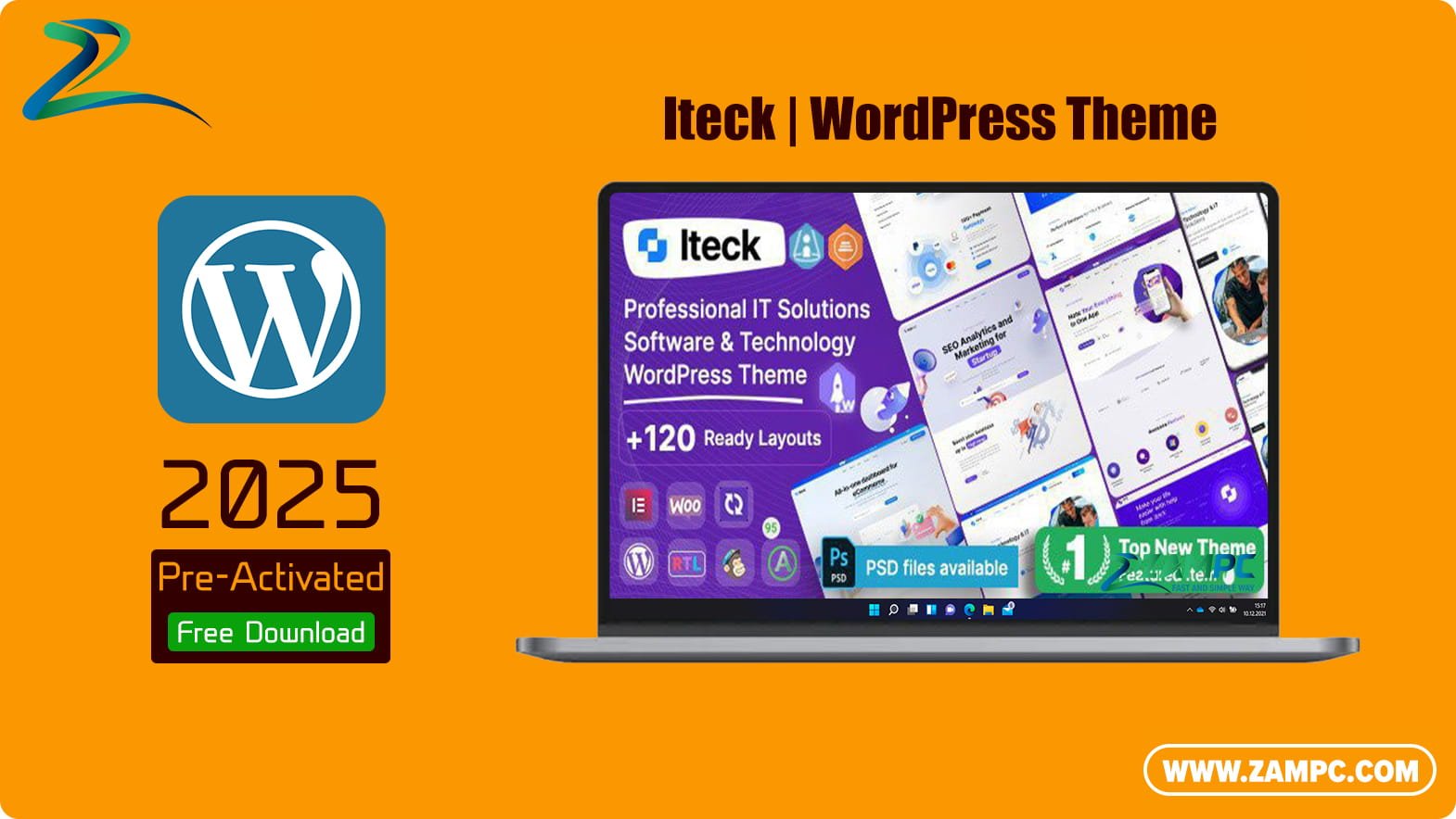 Iteck WordPress Theme ZamPC