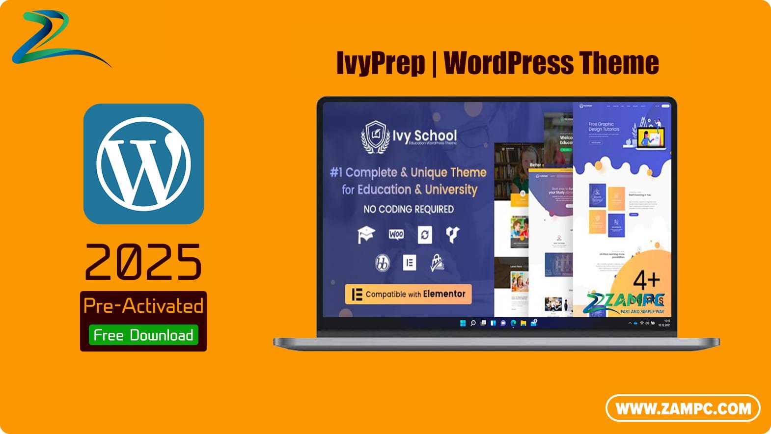 IvyPrep WordPress Theme ZamPC