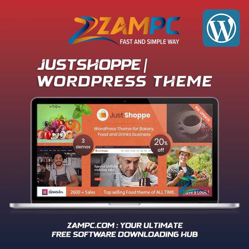 Justshoppe WordPress Theme ZamPC