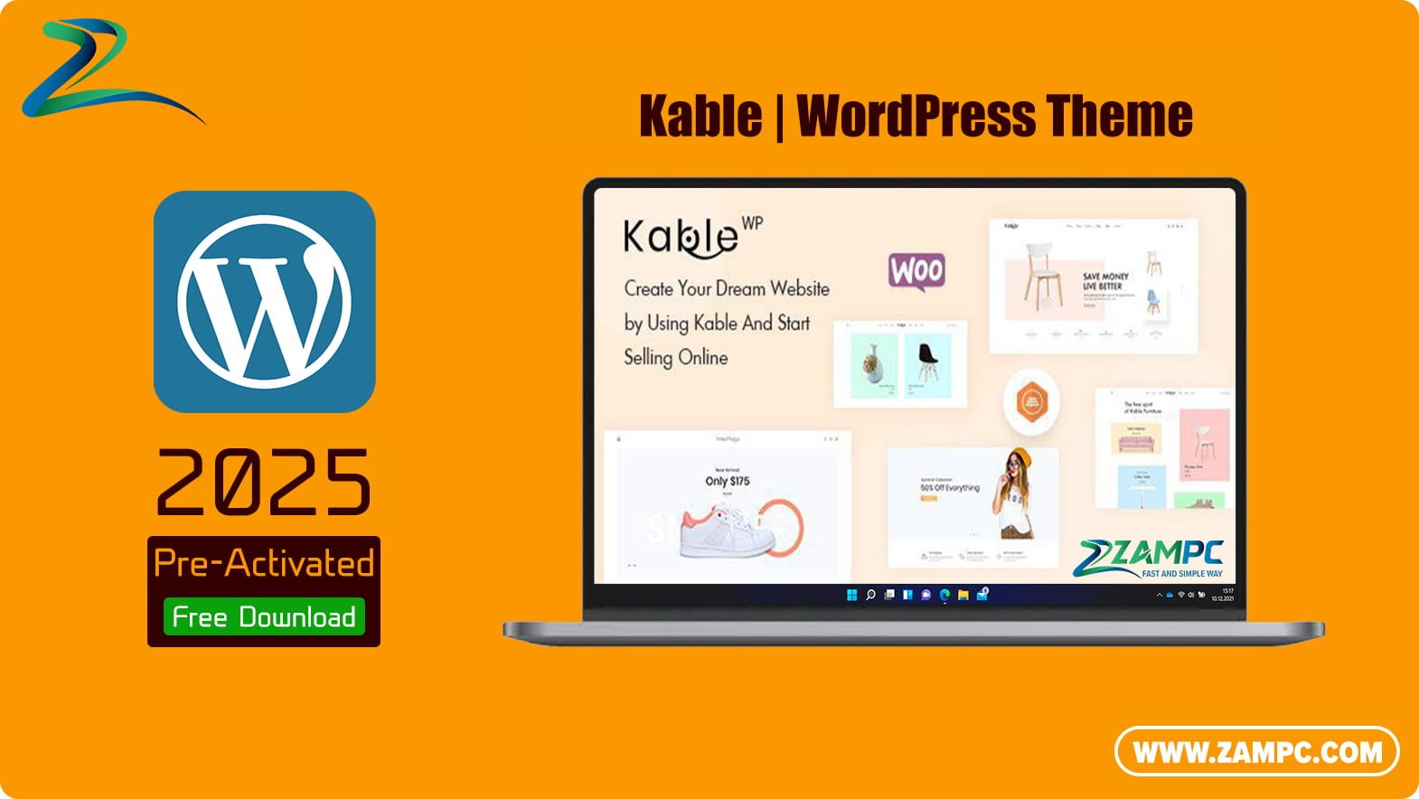 Kable WordPress Theme ZamPC