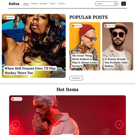 Kalisa WordPress Theme