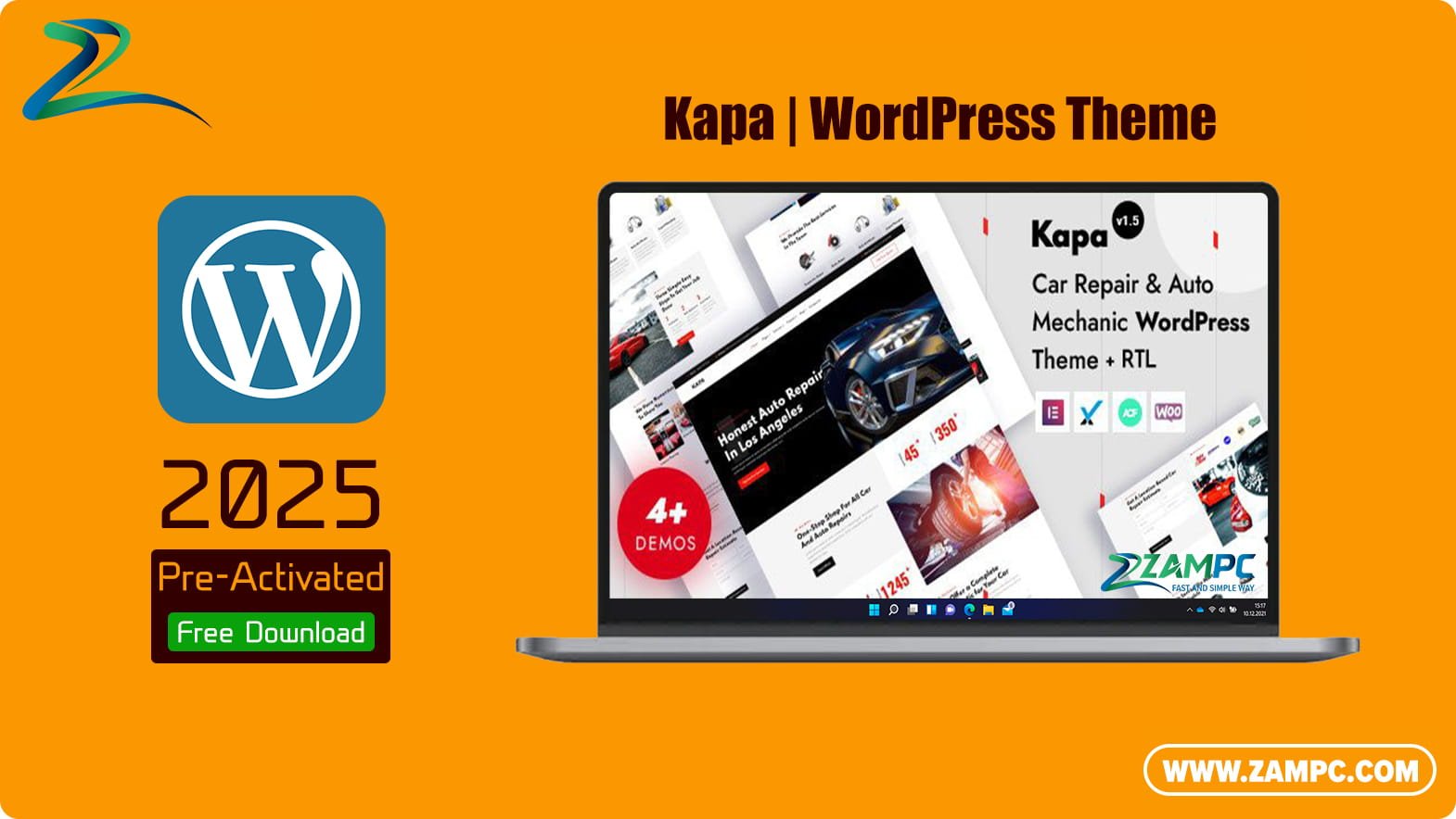 Kapa WordPress Theme ZamPC