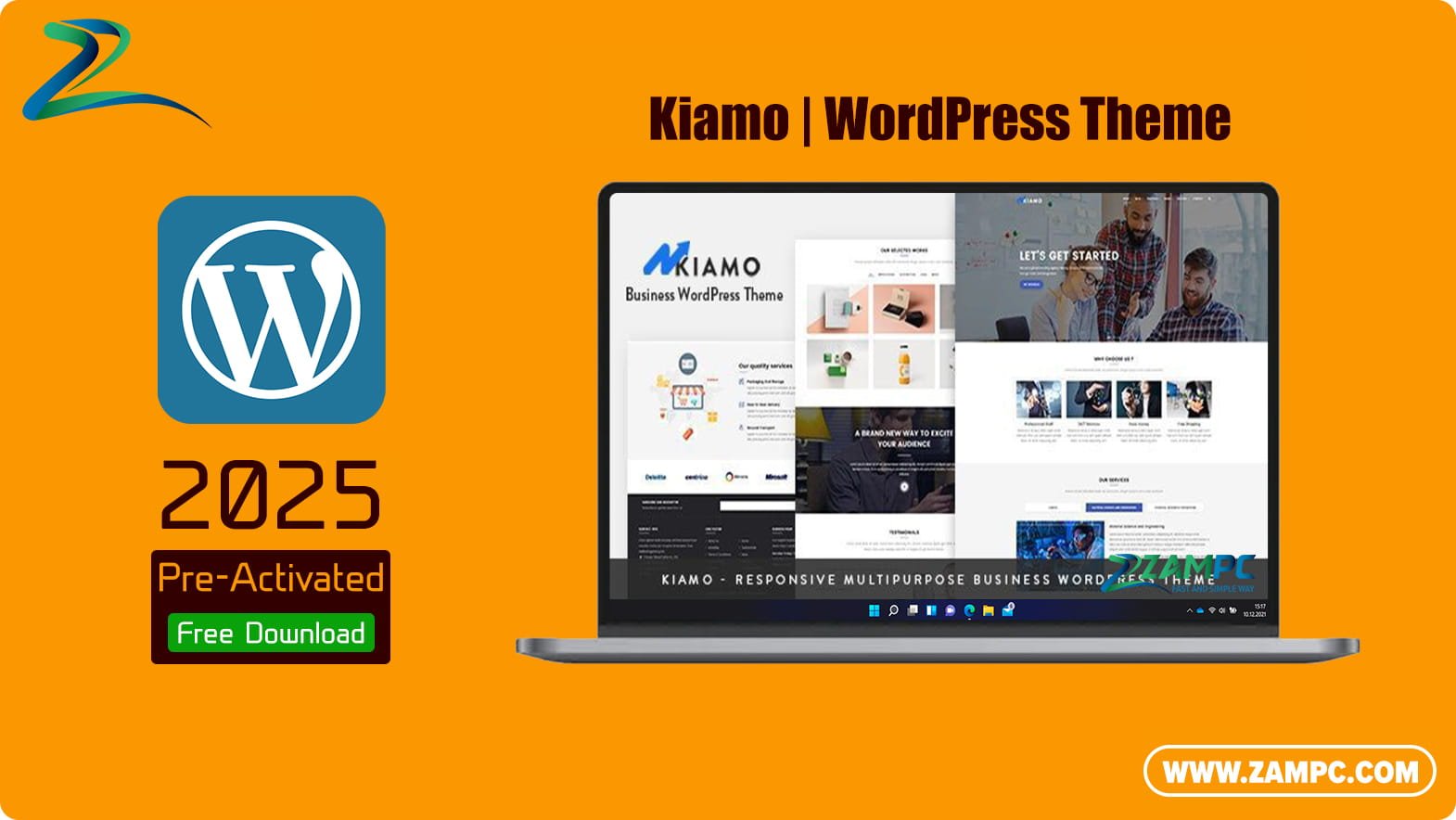 Kiamo WordPress Theme ZamPC