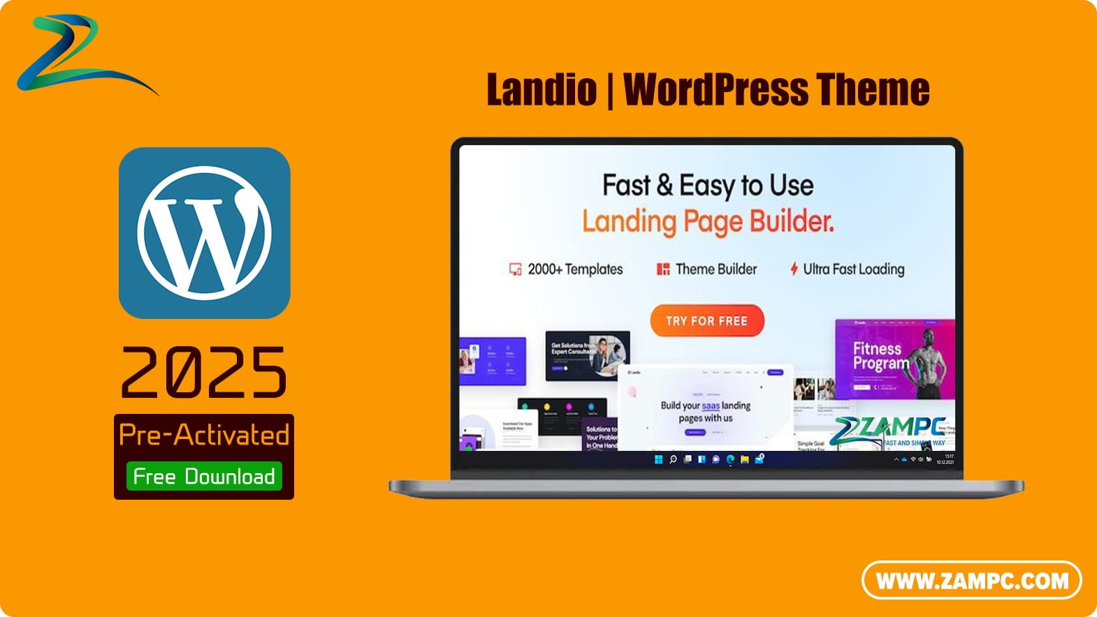 Landio WordPress Theme ZamPC