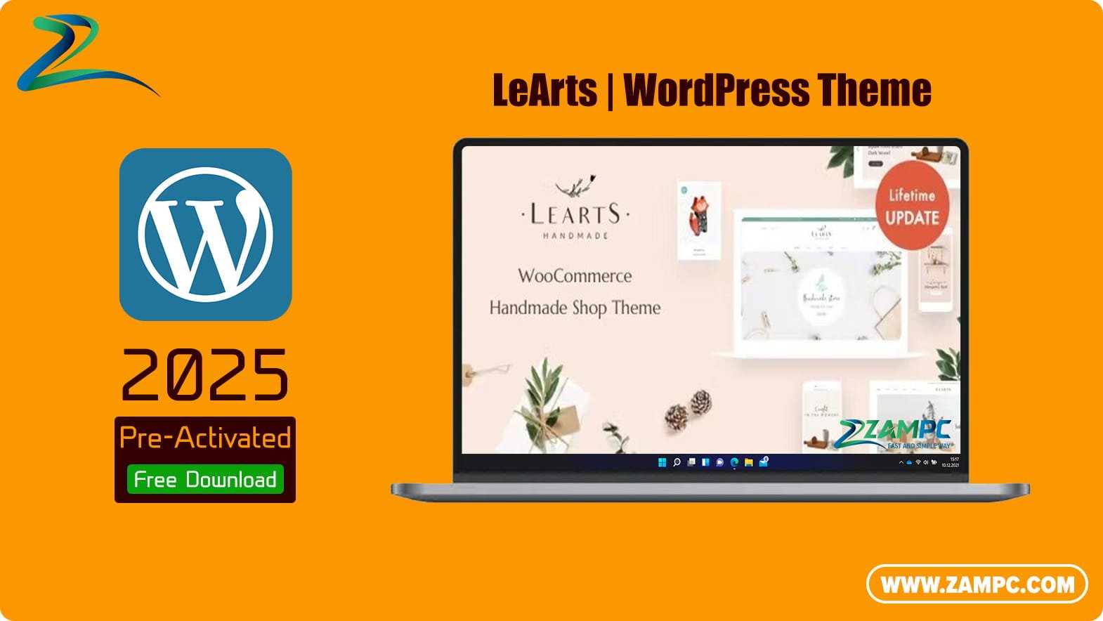 LeArts WordPress Theme ZamPC