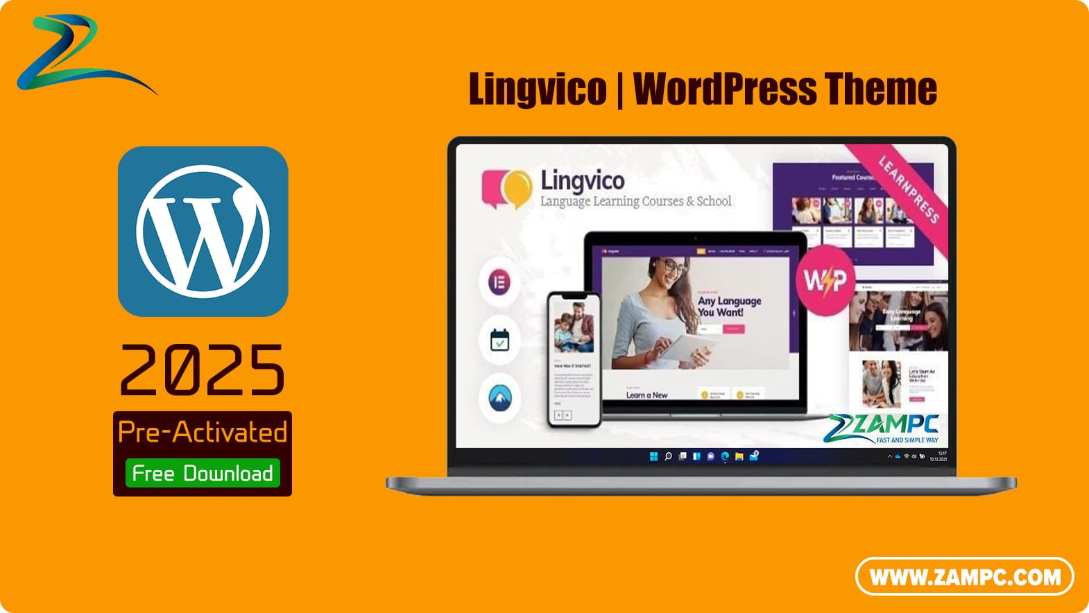 Lingvico WordPress Theme ZamPC