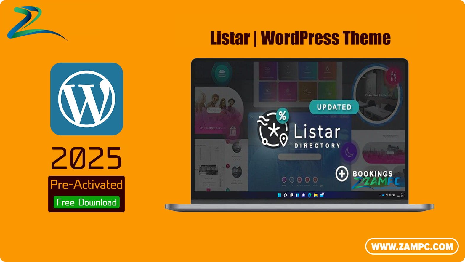 Listar WordPress Theme ZamPC