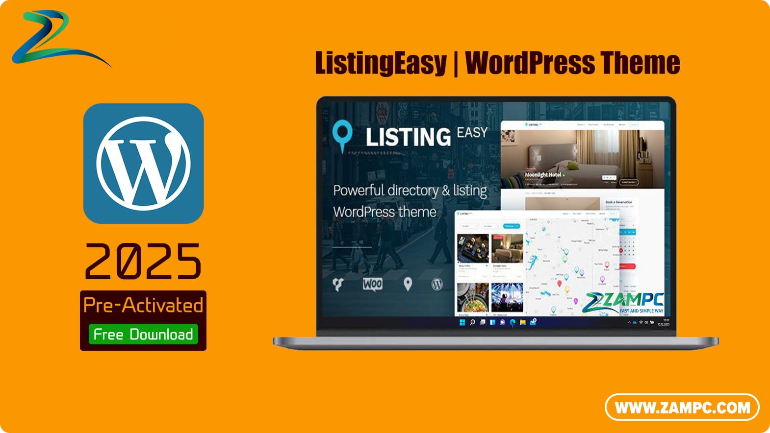 ListingEasy WordPress Theme ZamPC