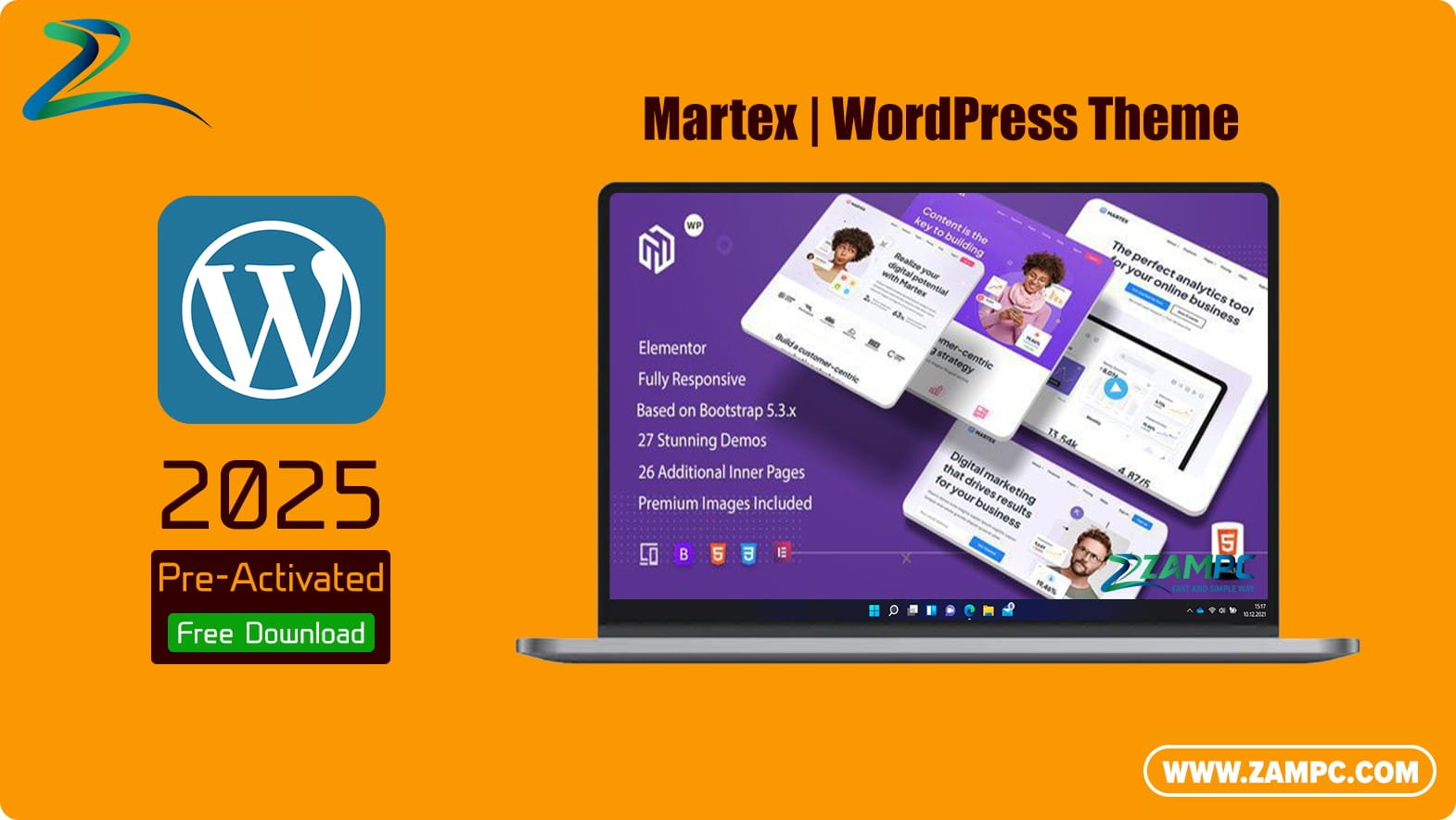 Martex WordPress Theme ZamPC
