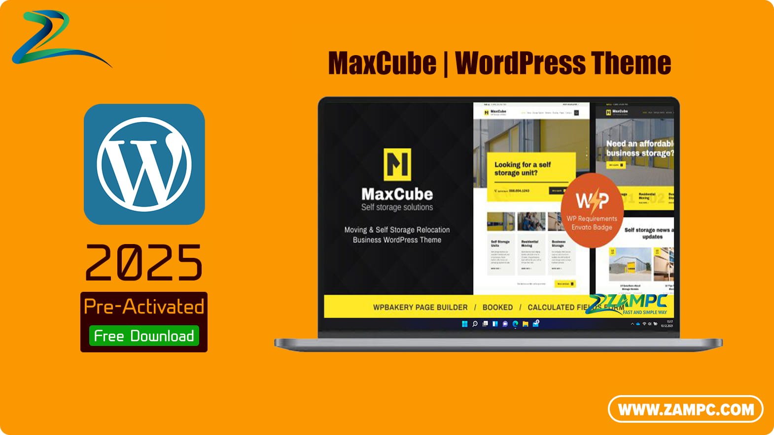 MaxCube WordPress Theme ZamPC