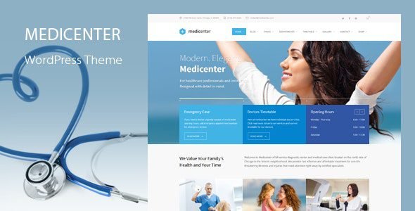 MediCenter WordPress Theme ZamPC