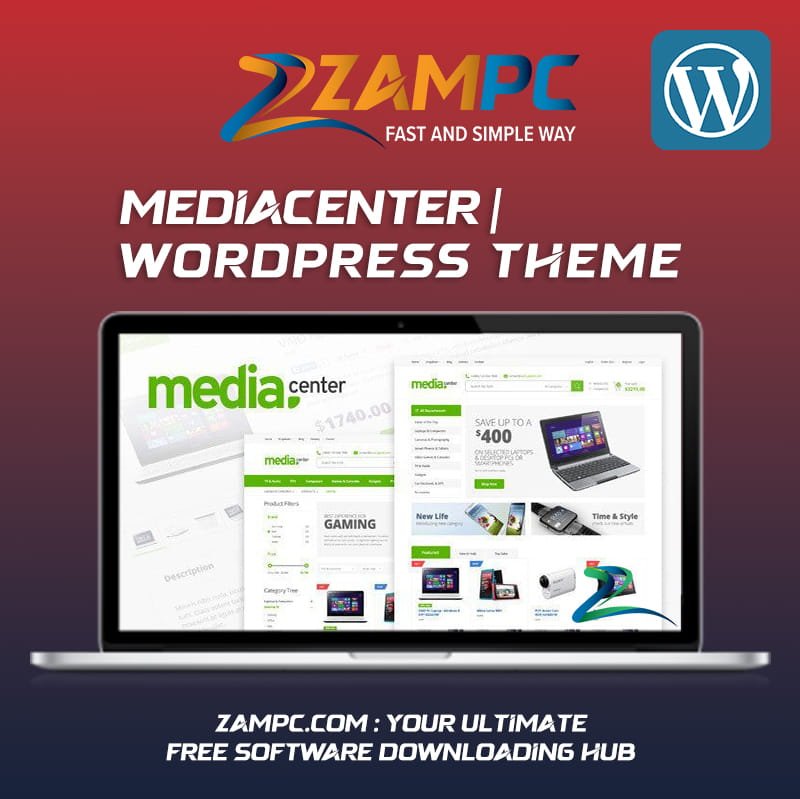MediaCenter WordPress Theme ZamPC
