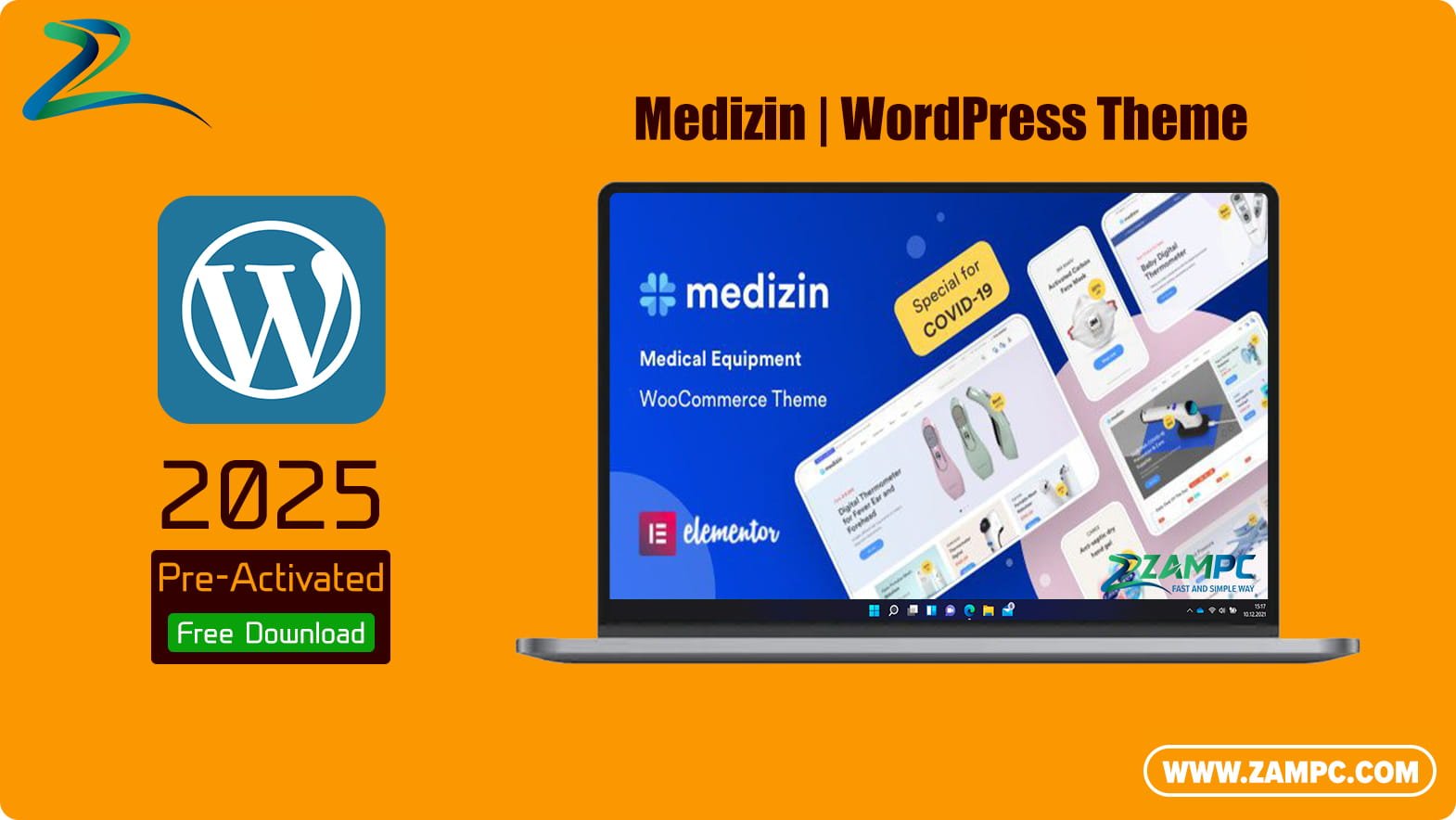 Medizin WordPress Theme ZamPC