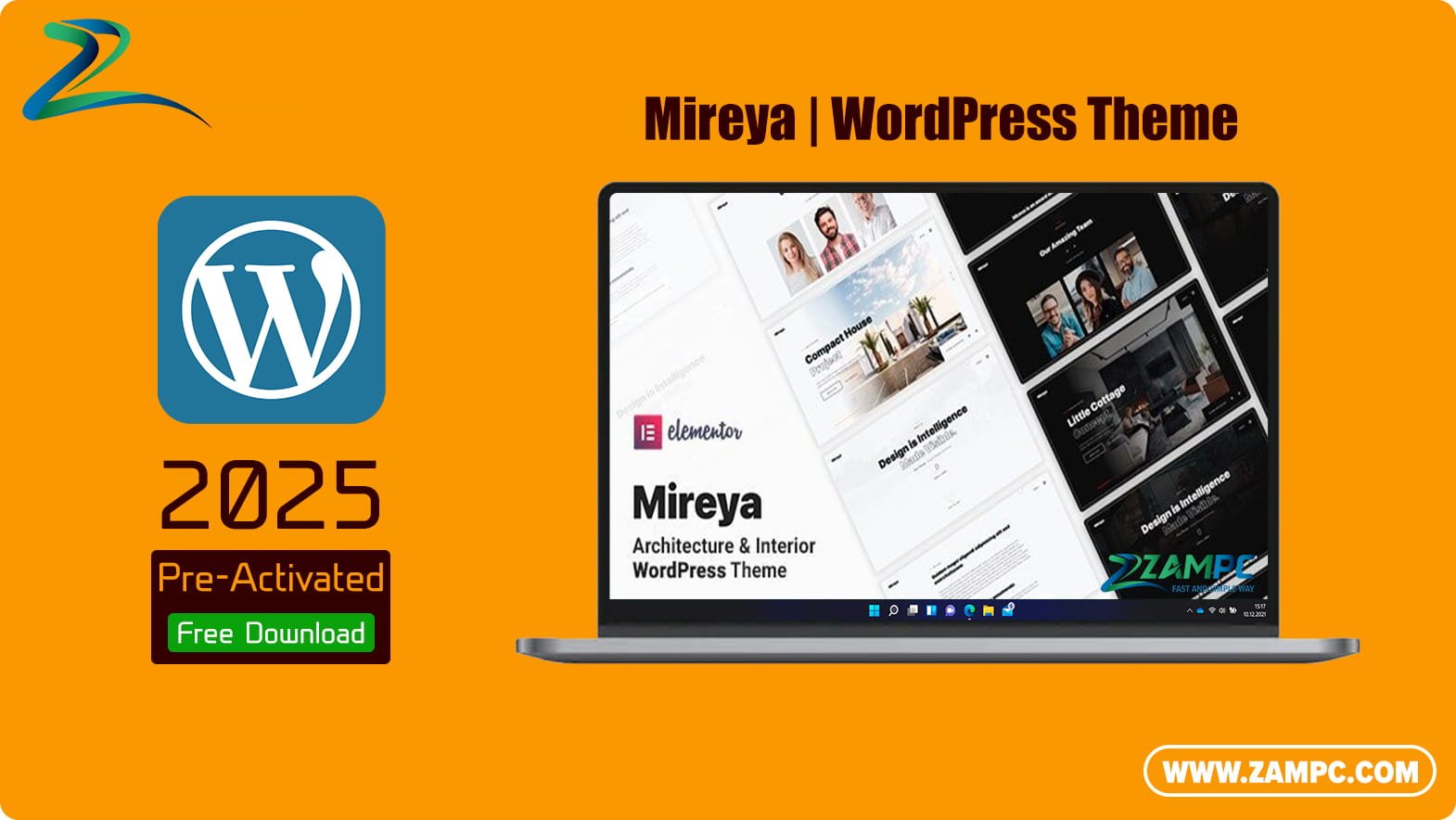 Mireya WordPress Theme ZamPC
