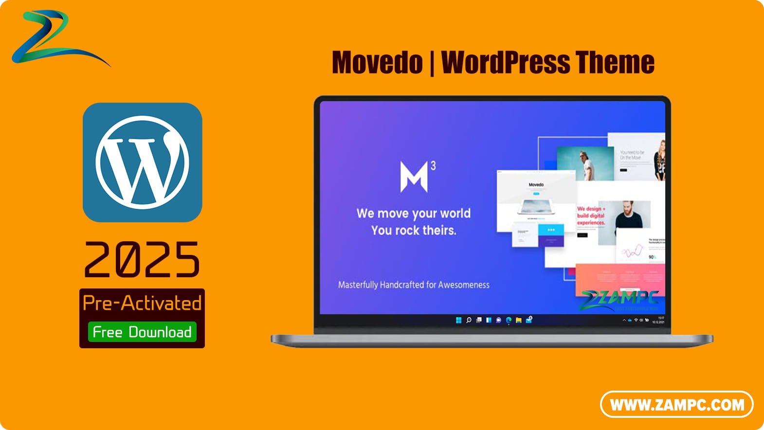 Movedo WordPress Theme ZamPC