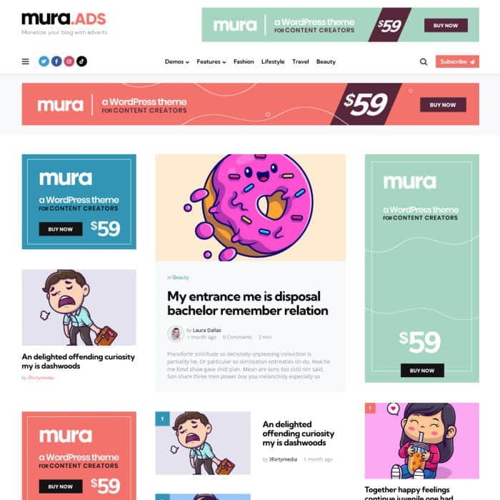 Mura WordPress Theme