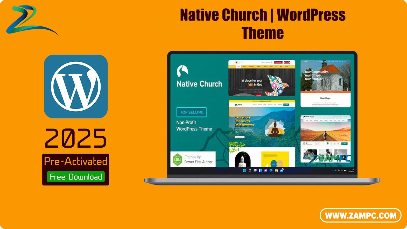 Native Church WordPress Theme ZamPC