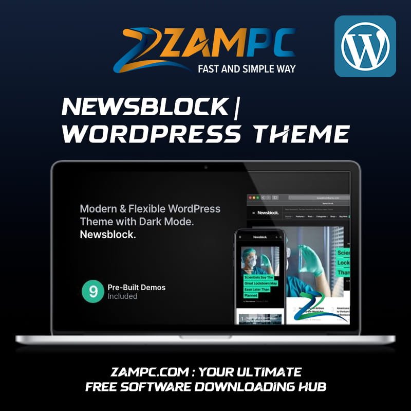 Newsblock WordPress Theme ZamPC