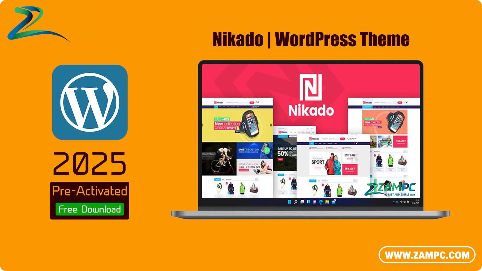 Nikado WordPress Theme ZamPC