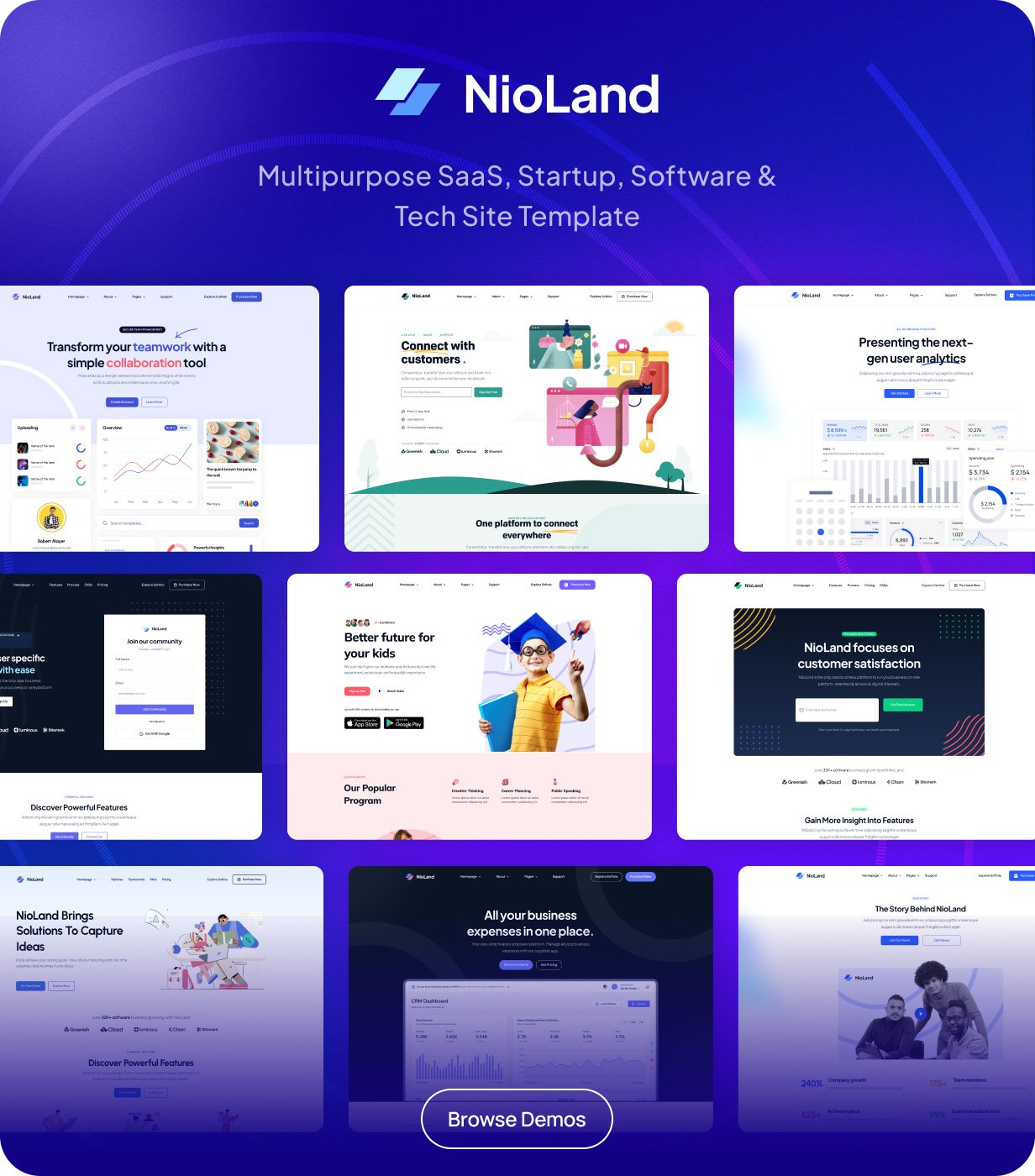 Nioland WordPress Theme