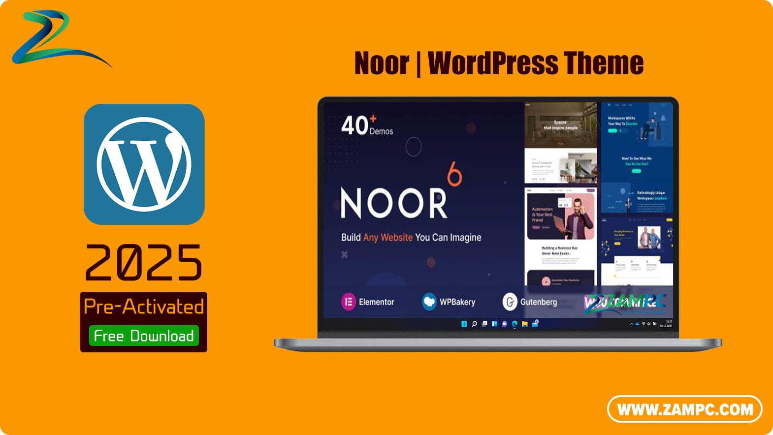 Noor WordPress Theme ZamPC