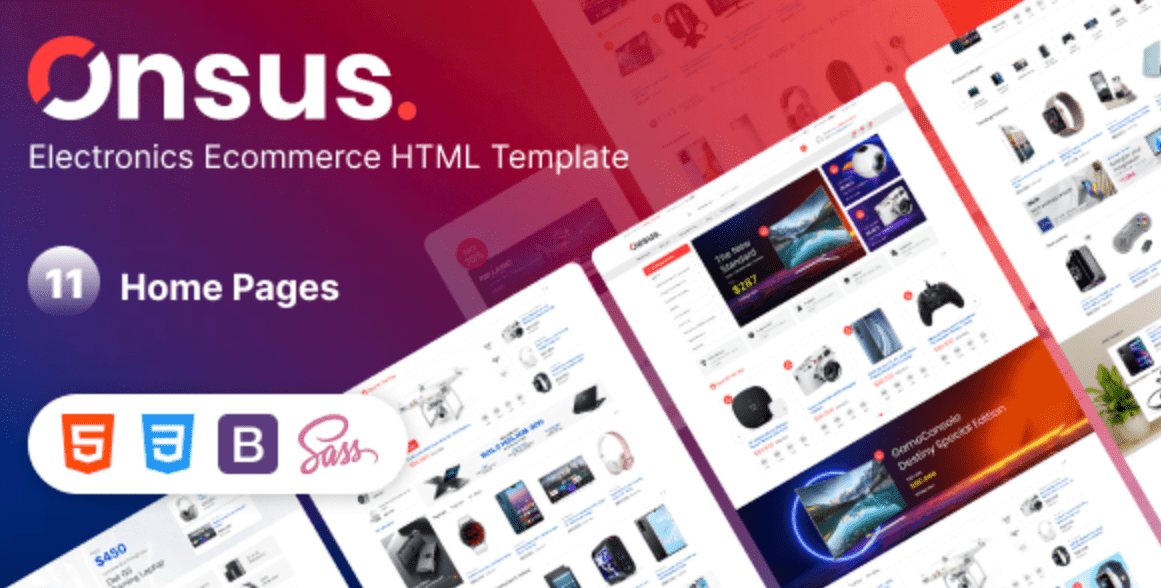 Onsus WordPress theme