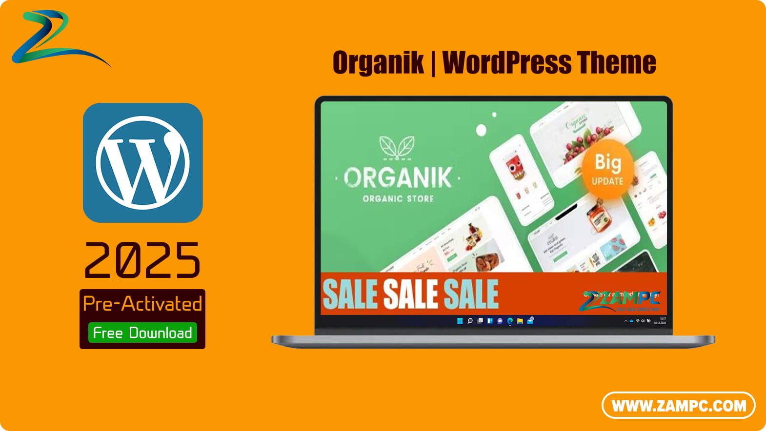 Organik WordPress Theme ZamPC