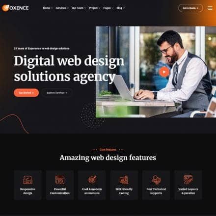 Oxence WordPress Theme