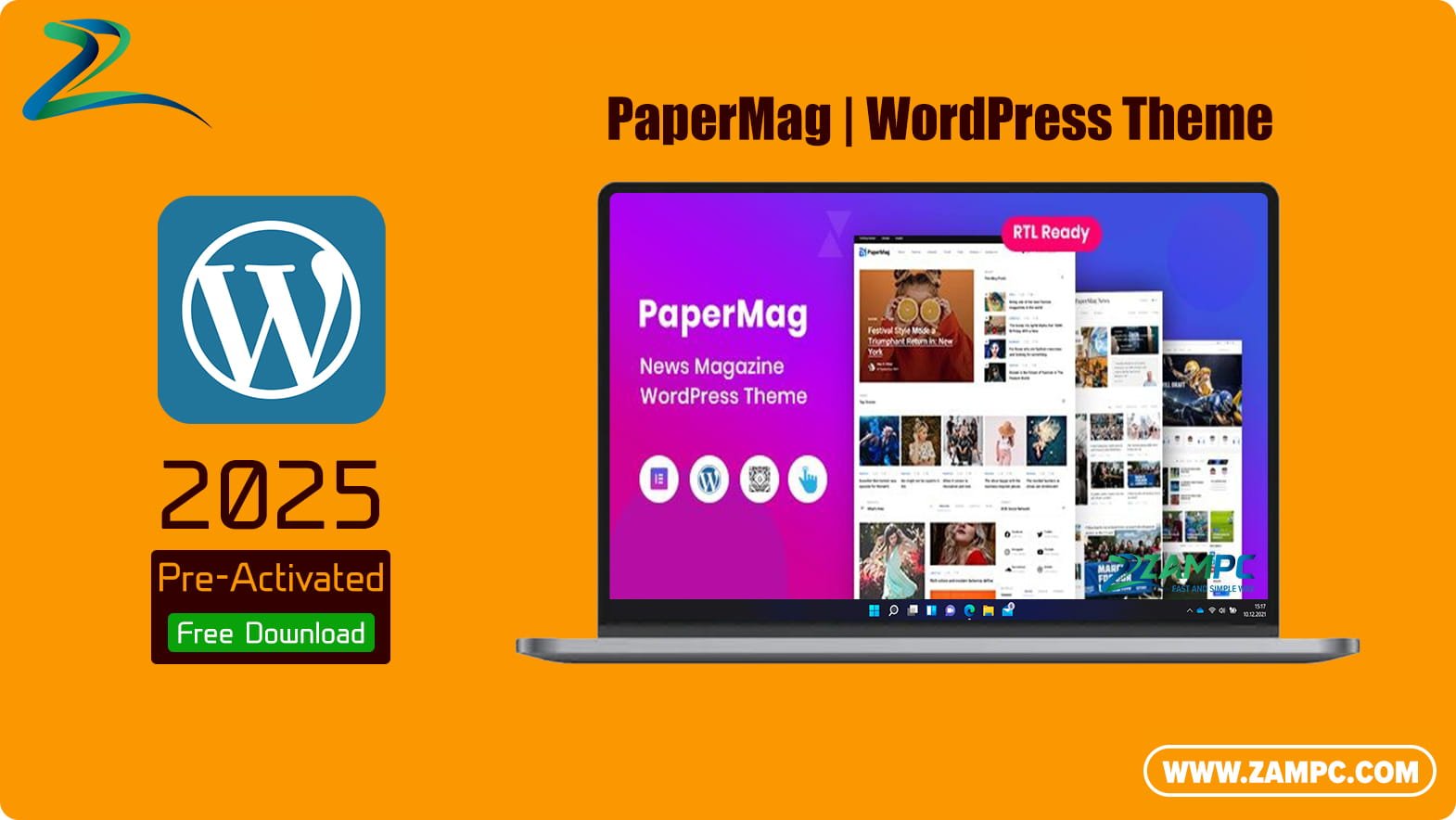 PaperMag WordPress Theme ZamPC