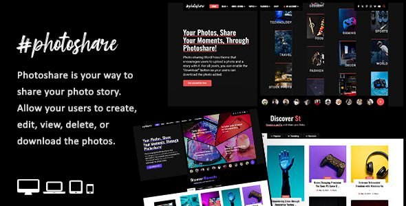 Photoshare WordPress Theme ZamPC Icon
